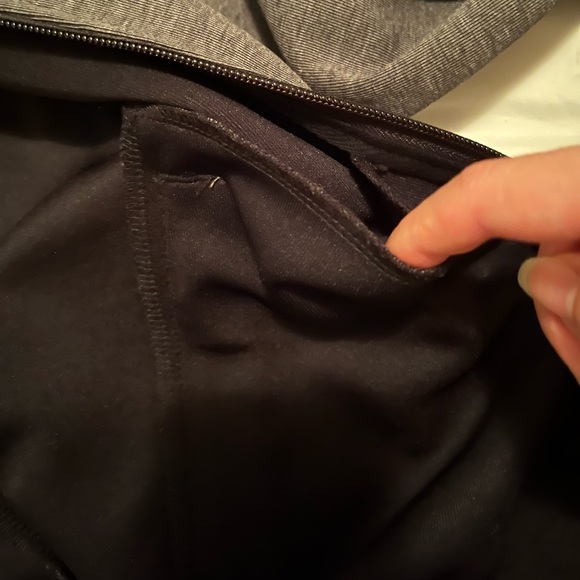 MEDIUM MENS DARK GREY ZIP UP JACKET - Picture 9 of 10